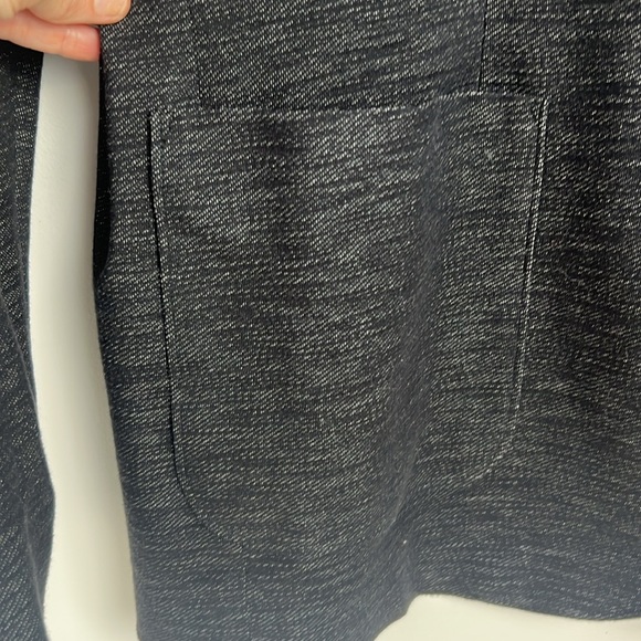 Good Man Brand Dark Gray Textured Unstructured 2-Button Blazer 100% Cotton XXL - Picture 8 of 11